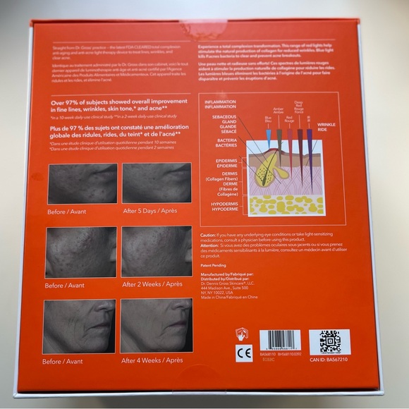 NWT Dr. Dennis Gross SpectraLite FaceWare Pro LED Mask - Picture 5 of 5